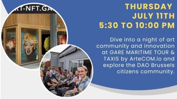 OffChain x DAO Brussels Meetup: Art & Beer Night — cover photograph