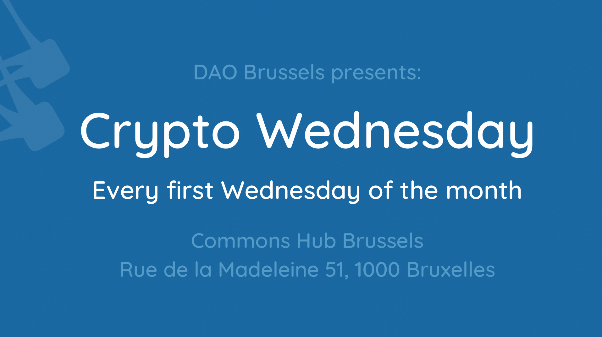 Crypto Wednesday — cover photograph